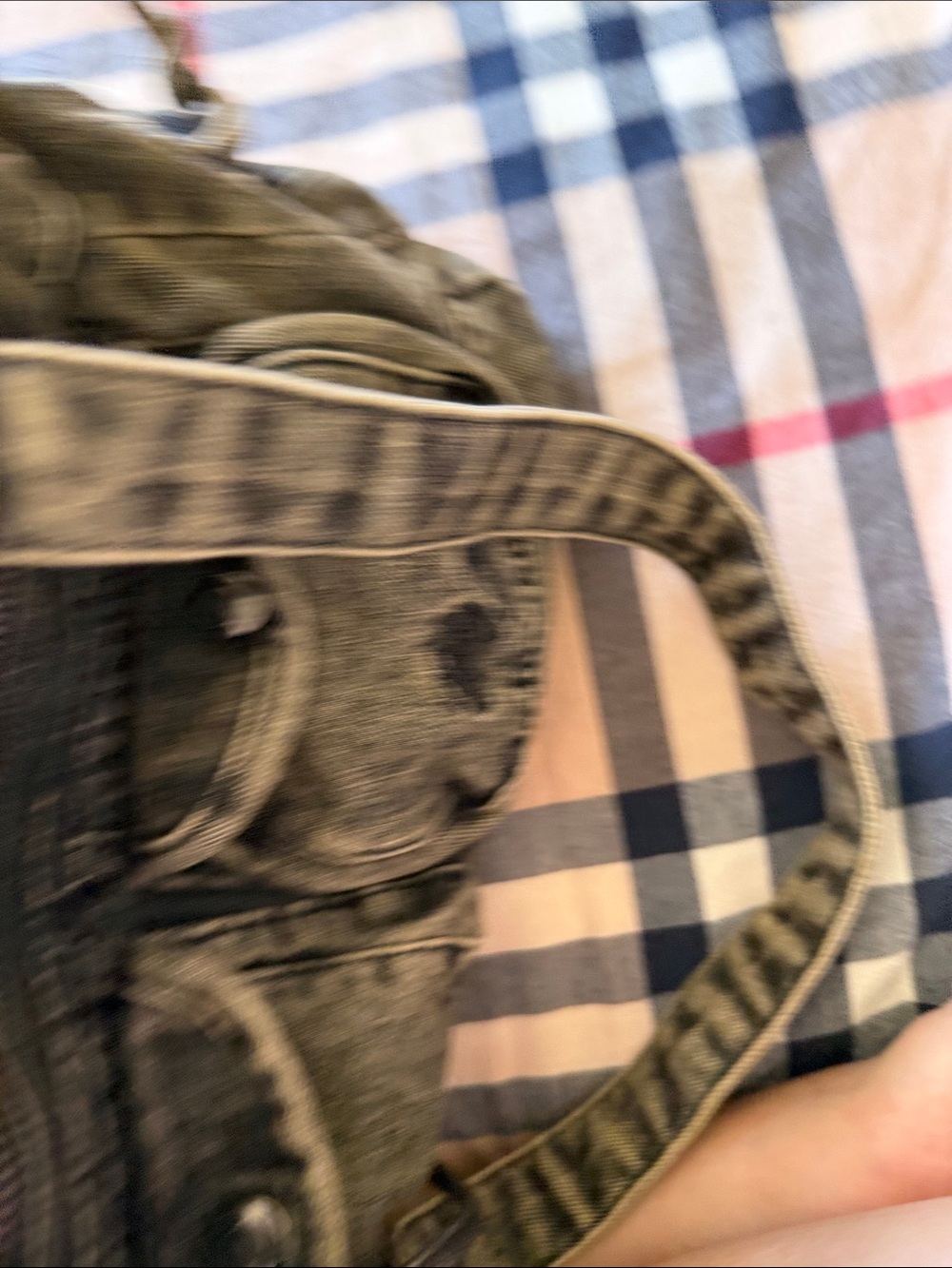 Urban Outfitters Washed Black Canvas Tote Bag - Picture 3 of 3